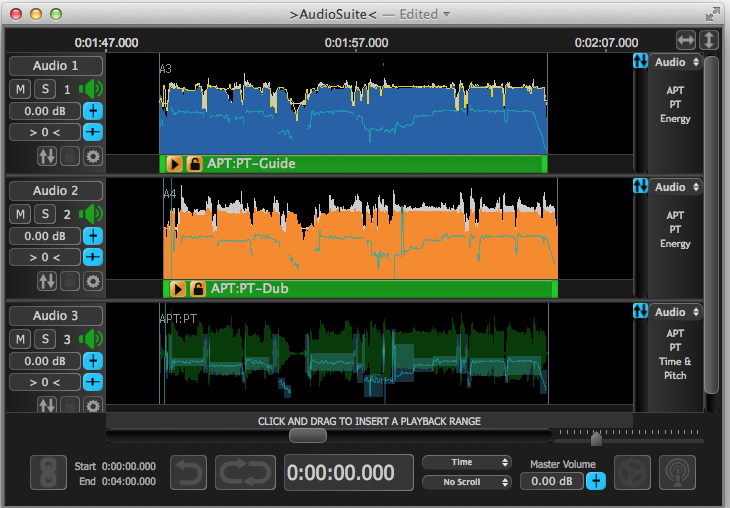 AudioSuite APT Captured Dub